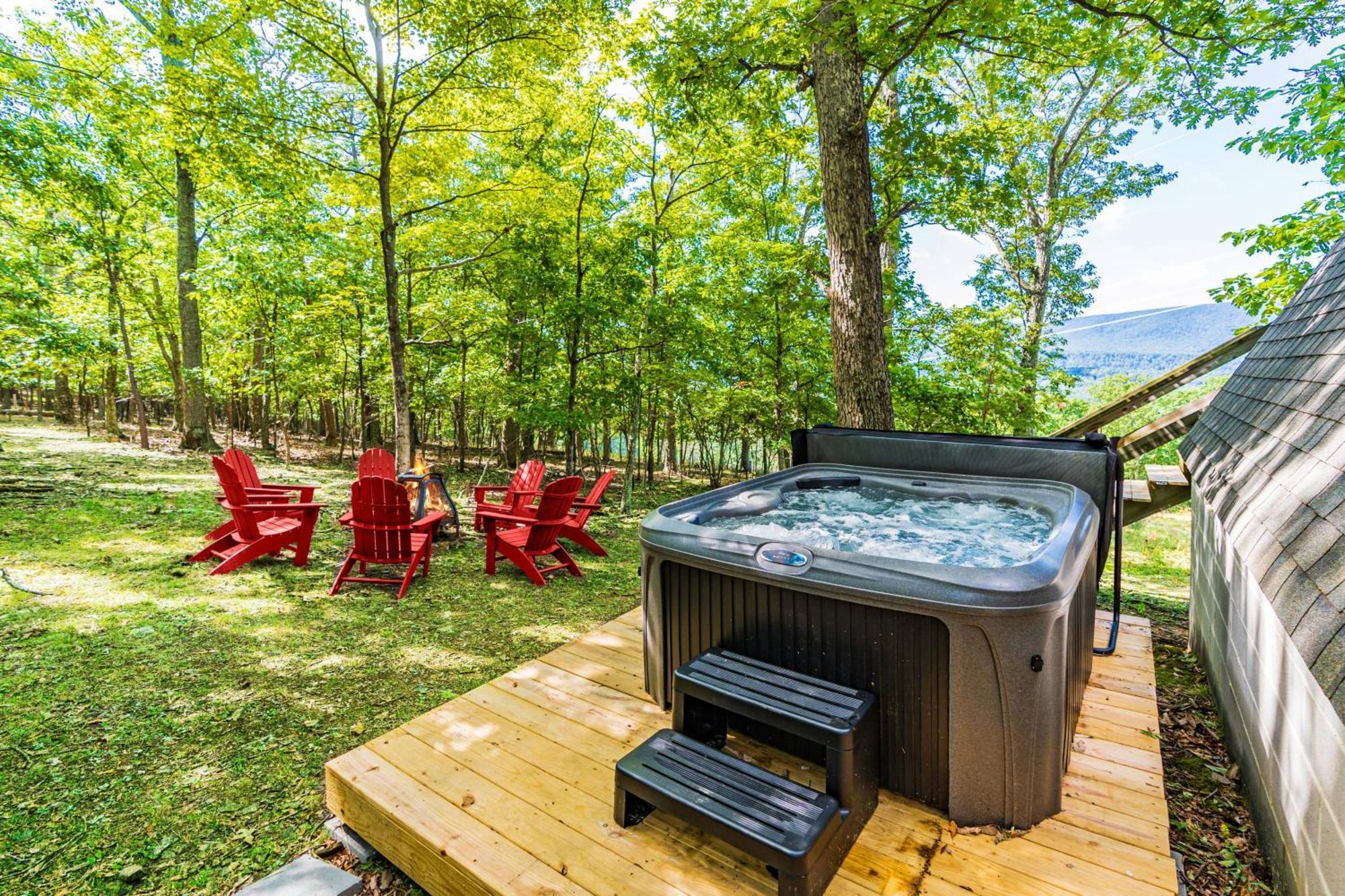 Great Views! A-Frame W Hot Tub, Grill & Fire Pit Villa Morton Grove Esterno foto